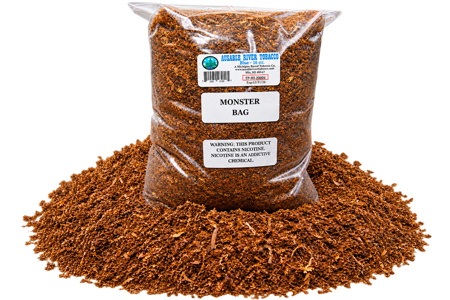 Au Sable River Tobacco 18 oz Monster Bag